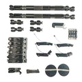 Modern Apartment Belt Shorter Hanging Plate for Aluminum Sliding Doors Rollers with 80kg Capacity for Telescopic Systems
