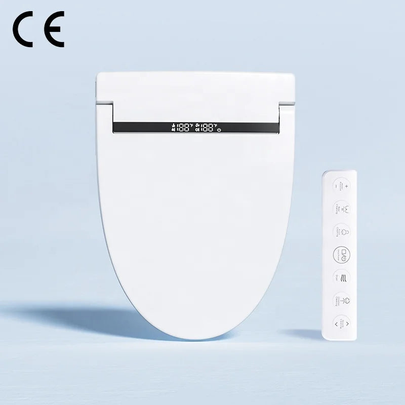 Premium Version V Shape Ultra Slim Smart Toilet Cover Auto Washing Cover Electric Lid Intelligent Heated Bidet Toilet Seat