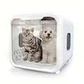 Automatic Luxury Pet Drying Box for Cats & Dogs Ultra Quiet 71L Plastic Smart Temperature Control 360-Degree Air Supply Stocked