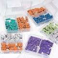 Factory Wholesale 3mm 50pcs/box Sanding Bands Nails Drill Bits 80#100#150#240# Grit Colorful Mini Nail Sanding Band