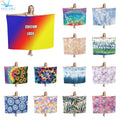 New Women's Swimdress & Beach Sarongs Hawaiian Print Customized 100% Polyester Quick Dry Breathable High Quality Wholesale