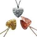 Lot of 5 Personalized Stainless Steel Heart Photo Frame Pendant Necklaces 25.5*26mm Gold Plated for Weddings
