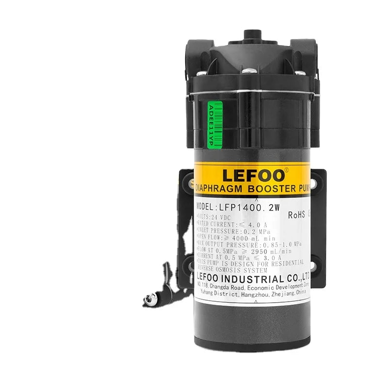 LEFOO 400 Gpd Booster Pump Ro Reverse Osmosis Booster Pump for Water Purifier
