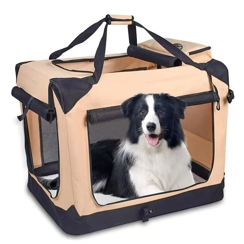 Manufacturer Wholesale 2025 Waterproof Oxford Collapsible Travel Pet Carrier Bag Car House for Pets