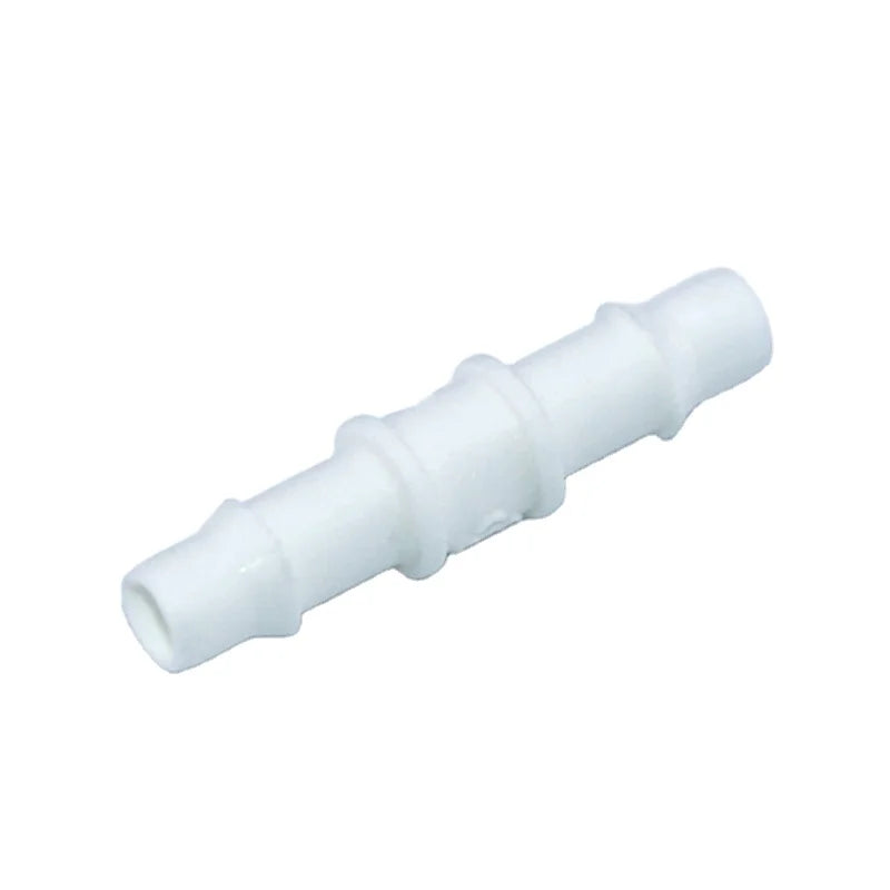 5/32 Inch Barbed Ink Tube Connector Straight 4mm Pipe Tubing Fittings Plastic 2 Ways Hose Joint Quick Connector