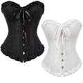 Best Selling Woman's Underbust Girdle Boned Satin Bustier Top Lace-up Breathable Vintage Waist Trainer Corset