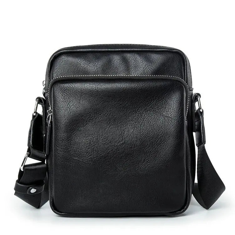 Custom Logo Fashion Mobile Phone Pu Leather Sport Side Chest Sling Crossbody Luggage Travel Shoulder Messenger Bag for Men Women