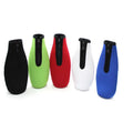 For Bottle Cooler Sleeve with Loop Zipper Collapsible Neoprene Insulator for 12 oz 330 ml Bottles Bottle Cover for Beer