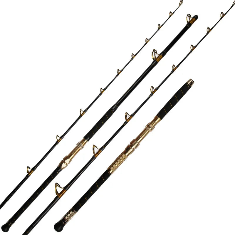 FUJI Electric Tower Pole Boat Rods Fast Action Deep Sea Jigging Fishing Rod Composite Handle for Marlin Shark Target Species