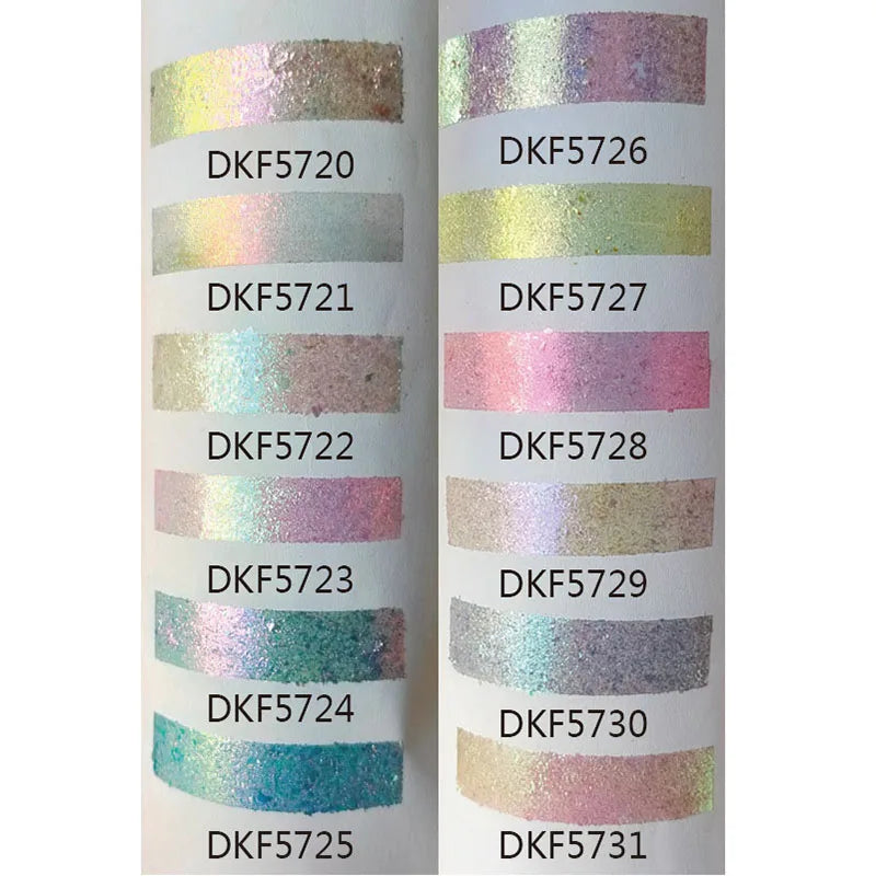 Transparent Chameleon Flake for Highlighter Multicolor Pigment Color Shift Chrome Pigment