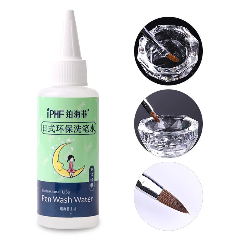 Factory Direct OEM/OEM Acrylic Nail Brush Cleaner Cleanser Acrylic Powder Remover Nail Brush Cleaner