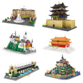 Building Series Hall of Supremi: Harmony Buckingham Palace Chinese Attraction Building Block Collection Toy Set for Kids Unisex