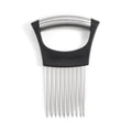 Stainless Steel Food Slicer Assistant Metal Tomato Cutter and Onion Needle Fork Vegetables and Fruit Holder Onion Slicer