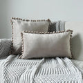 Xinlan Decorative Soft Velvet Solid Plain Large Sofa Cushion Cover Living Room Bedroom Hotel Car Cushion Cover