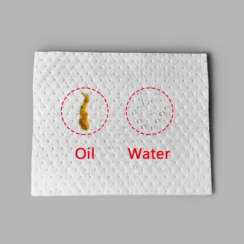 OEM Heavy Duty Absorbent Oil Pads 3-5MM Thickness 100% Polypropylene for Oil Spill Control ISO14001 Certified