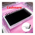 Cashmere Faux Mink Dark Lash Extension Wholesale Individual Volume Long Soft Silk Mink Eyelash Extension Trays