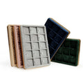 Combination Metal Jewelry Display Tray Stand Earrings Ring Necklace Counter Tray for Store Display