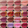New Style 20 Color Thread Tube Radish Head Matte Metal Pearlescent Lip Gloss Lipstick MegaBDM