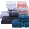 Factory Supply 100 Cotton Face Bath Towel Set with Customized logo