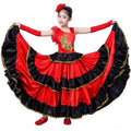2025 New ARRIVALS Girls Long Bullfight Big Swing Spanish Flamenco Dance Costume TRAD-005