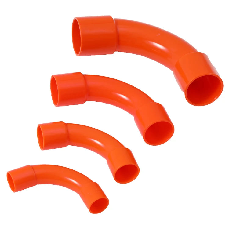ASTM UL651 Listed ETL Certified UPVC Electrical Conduit Bend with Bell Smooth Surface 1/2"-6" Size