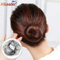 AliLeader 14" - 24" Invisible Nylon Black Professional Hair Extensions Wig Package Net Dancer Hair Bun Nets for Wigs