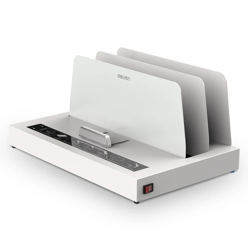 Fully Automatic 40mm Hot Melt Binding Machine for Tender Documents Wireless and Manual Power for Contract Envelope Binding