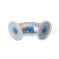 Food Grade Stainless Steel 304 316L U Type Clamped Elbow Sanitary Pipe Welding Bend 90 180 Degree Pipe Fittings