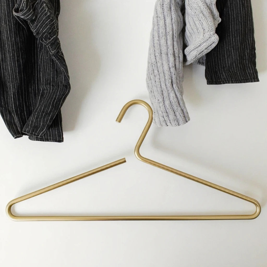 Wardrobe Cloth Hanger Room Clothing Hanger Stand Poly Bag Hook Bladies Aluminum Multifunctional Metcosplayguan Summer Gold /