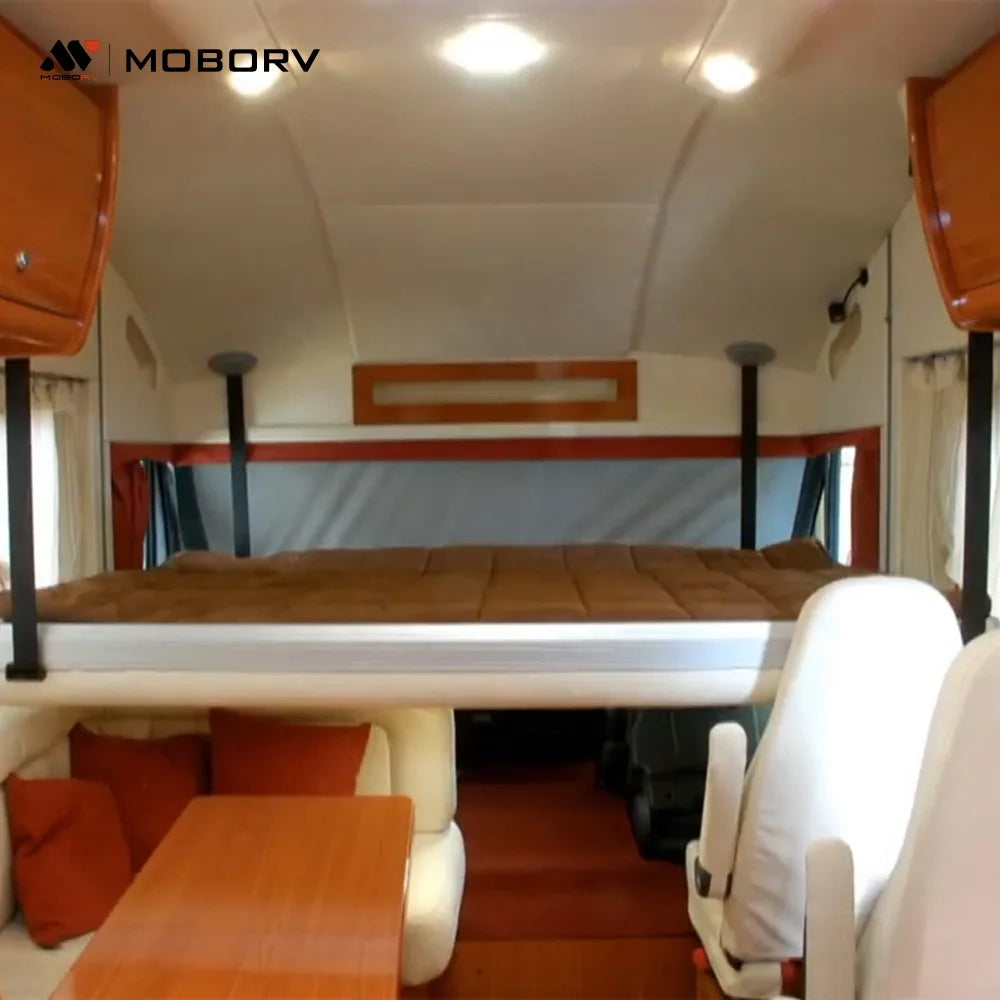 MOBORV Custom-Made 12V 24V Motorhome Part Camper Van Conversion Kits Aluminum RV Bed Lift