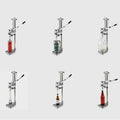 Universal Stainless Steel Counter Pressure Beer Bottle Filling Valve for Glass and PET Bottles