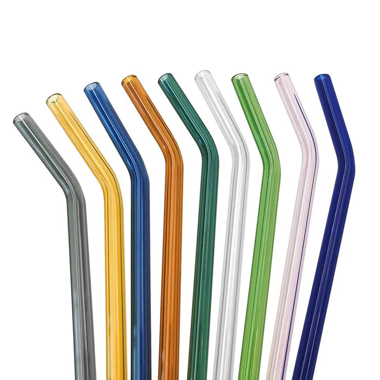 Manufacturer Direct Green Reusable Straws 2023 New Product Ideas 2023 Best Sellers  Glass Drinking Straw