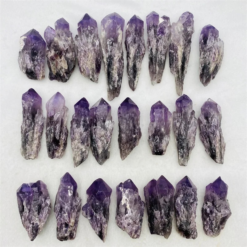 Wholesale Natural Raw Crystal Mineral Specimen Amethyst Backbone Healing Stone