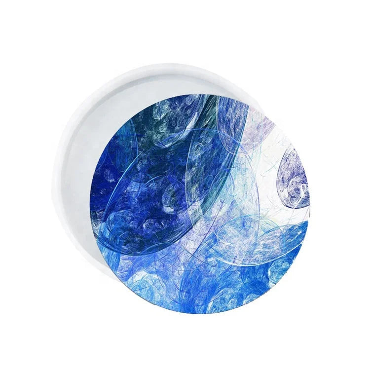 OEM/ODM Casting Resin Geode Coaster Mould Large Tray Board Round Square Epoxy Silicone Resin Mold Silicone Mold Resin