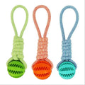 7CM Outdoor Training Interactive Dog Ball Toy Teeth Cleaning Cotton Rope Ball Dog Chew Toys for Large Small Dog Cat