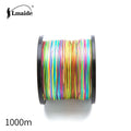 1000m Wholesale Price Multifilament Line PE Colourful Braided Wire 8x Colourful PE Braided Fishing Line