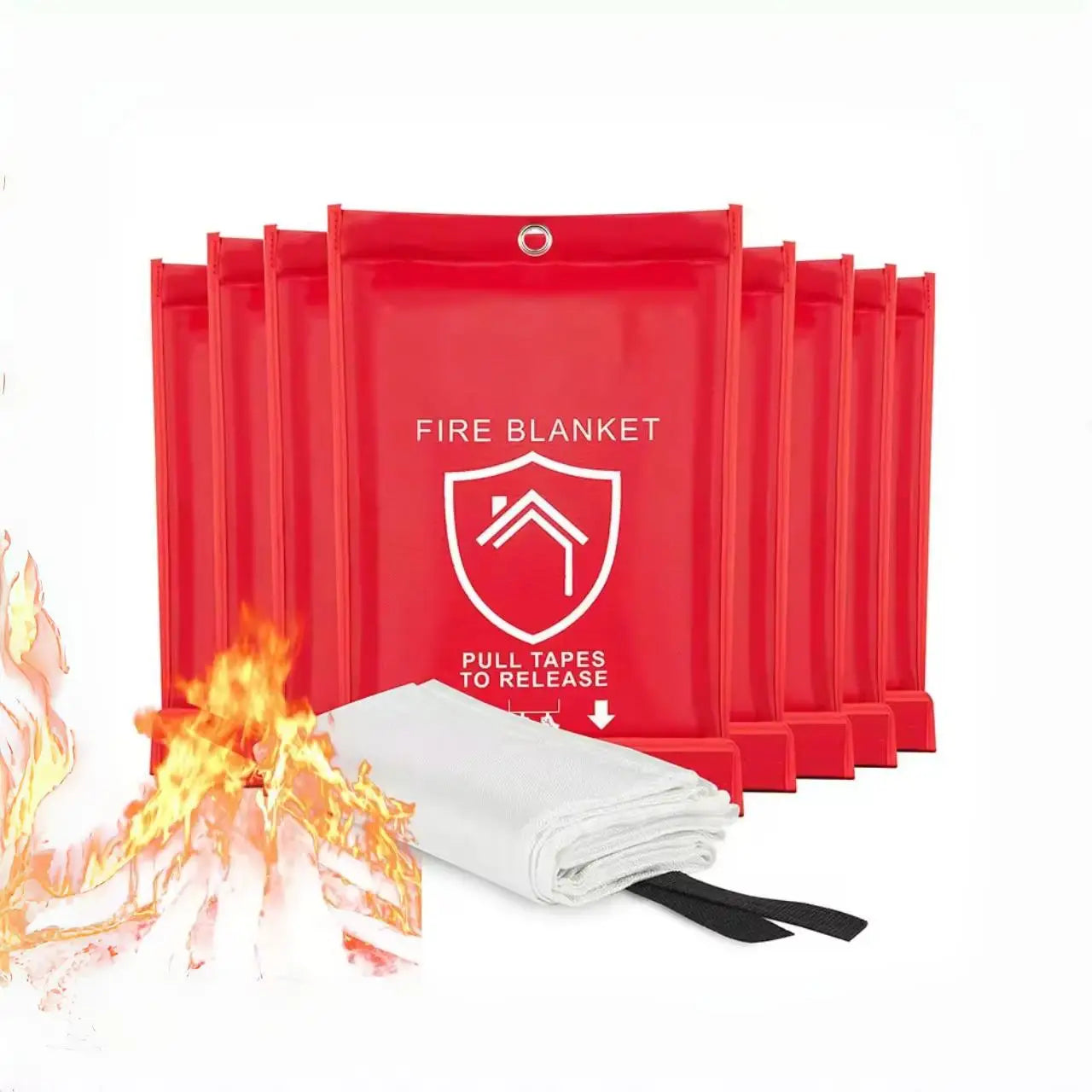 Hot Selling  Wearable Fire Blanket Fireproof Blanket Heat-resistant Glass Fiber Fireproof Cloth Fire Blanket