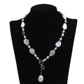 Zhuji 2023 Latest Freshwater Rectangular Pearl Necklace for Mother's Day Gift