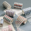 Fresh Salt Hand Account Washi  Tape Pet Polka Dot and Paper Tape Blue Bird Painting Style Sticker Material Decoration