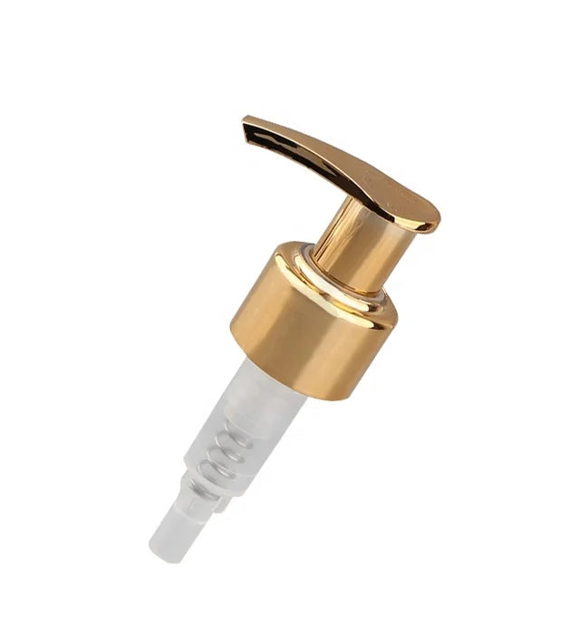 24mm 28mm Golden Color Aluminum Left Right Lock Lotion Dispenser Pump MegaBDM