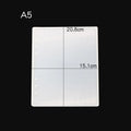Hot Selling A5 Notebook Cover Making 3D DIY Epoxy Resin Silicone Food Grade Molds A4 A5 A6 A7 Size Notebook