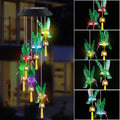 Custom Crafts Alloy Wind Chime Bells Hanging Living Bed Home Outdoor Garden Decor Solar Wind Chimes