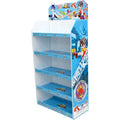 Customized Multi-Layer Children's Toy Paper Shelves Supermarket Corrugated Floor Cardboard Display Rack