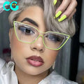 New Arriving Retro Cat Eye Eyewear High End Insert Cp Core Legs Ins Style Spectacles Women Fancy Two Colors Eyeglasses Frame