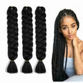 41Inch 165g Jumbo Braiding  Yaki Synthetic Hair ExtensionJumbo Crochet Braids Hair Attachment Fiber for Hair Jumbo