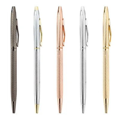 High End Carved Metal Pen Office Ballpoint Pen Business Gift Advertising Pen Custom logo