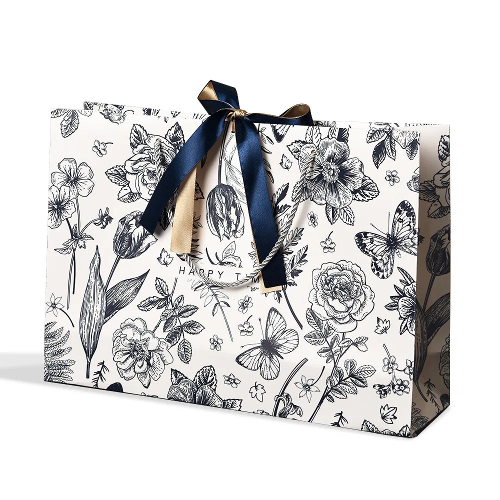 Wholesale Colorful Paper Bags Gift Bags Custom Shopping Packaging Bags with Your Own logo