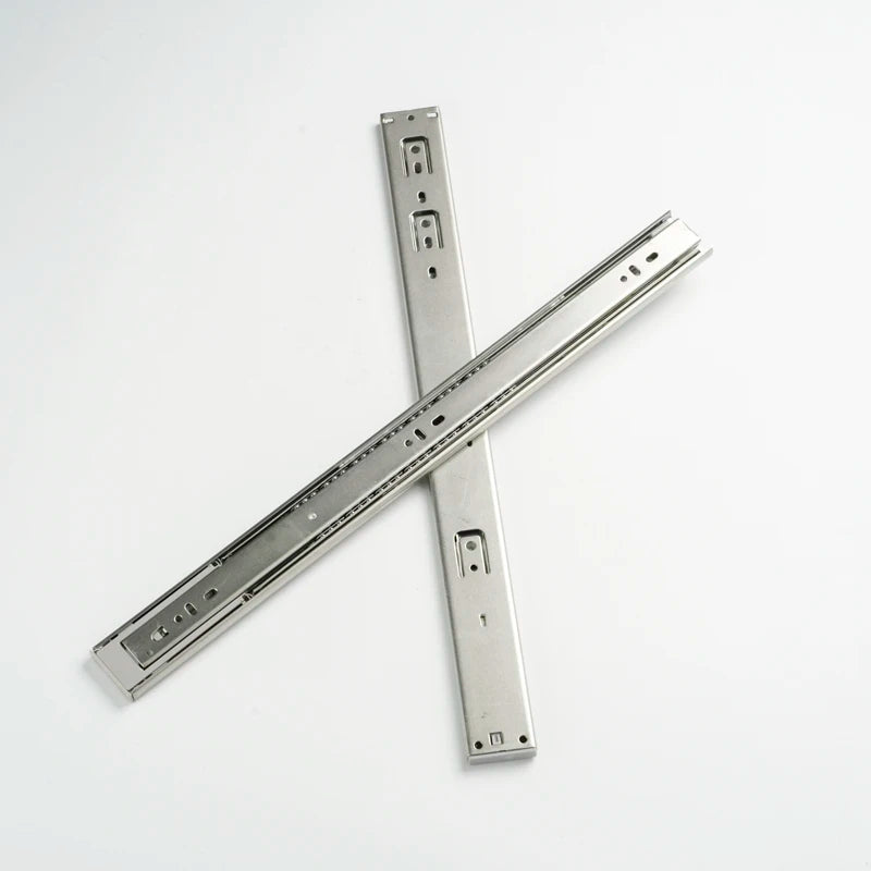 21-Inch Fully Adjustable Undermount Rail Sliding Door Soft Close Feature American Type for Living Room Use Bearing Slide