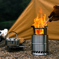 IRONDONKEY Camping Grills for Bbq Portable Cooking System Outdoor Climbing Stove Camping Wood Stove Backpack Camping Stove