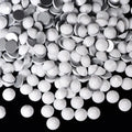 Oleeya New Arrival Solid White Crystal Glass Glitter Flatback Rhinestones Flatback Diamond Nail Art Decoration